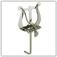 Los mejores  - Soundman® Lira para Trompeta (3rd Valve Slide) Marching Lyre Music Stand (Niquelada)